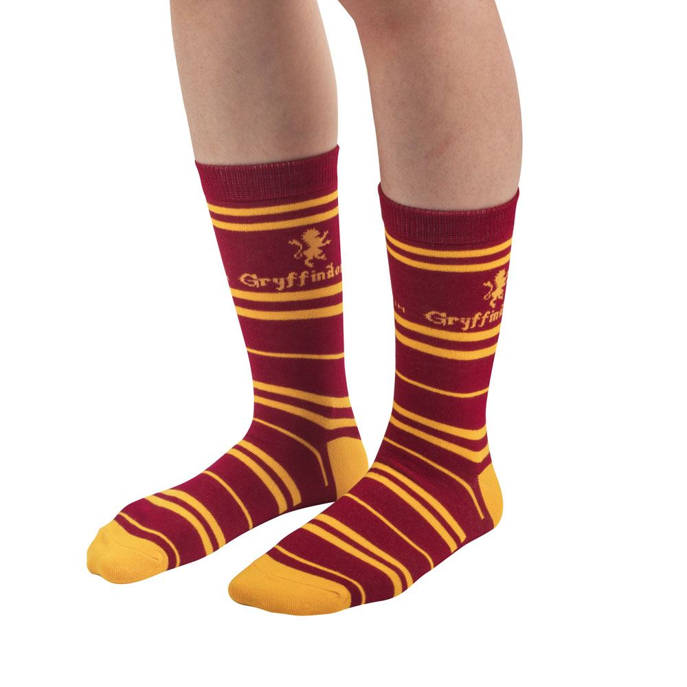 Harry Potter Pack de 3 Pares de Calcetines Gryffindor
