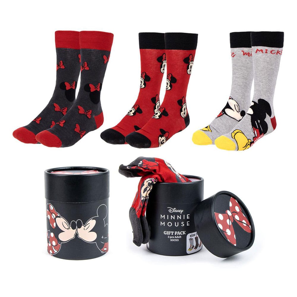 Disney Pack de 3 Pares de calcetines Minnie 2 36-43
