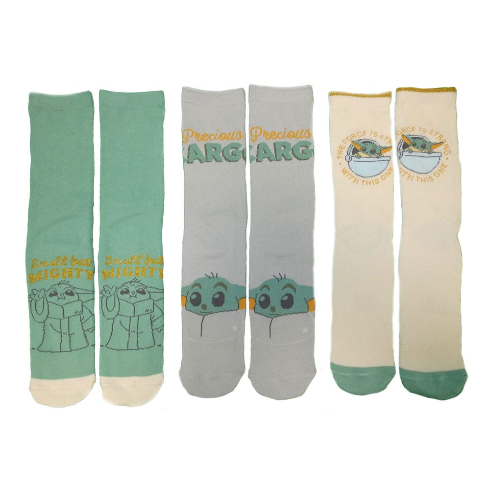Star Wars The Mandalorian Pack de 3 Calcetines Grogu L-XL
