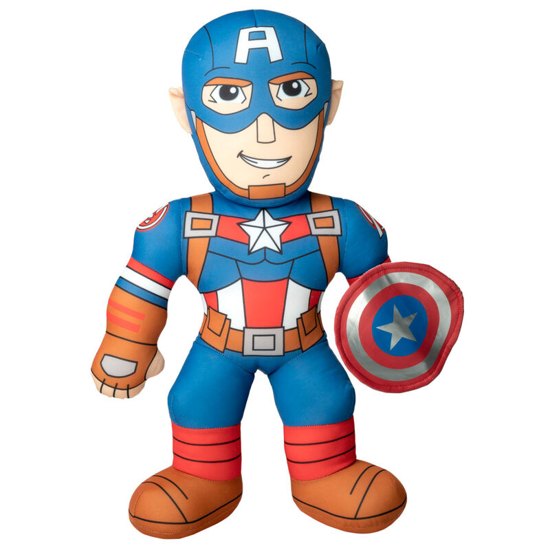 Peluche Capitan America Marvel 38cm sonido Frikytopia