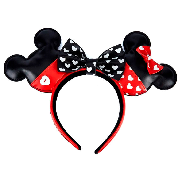 Diadema Orejas Valentines Mickey Minnie Disney Loungefly Frikytopia