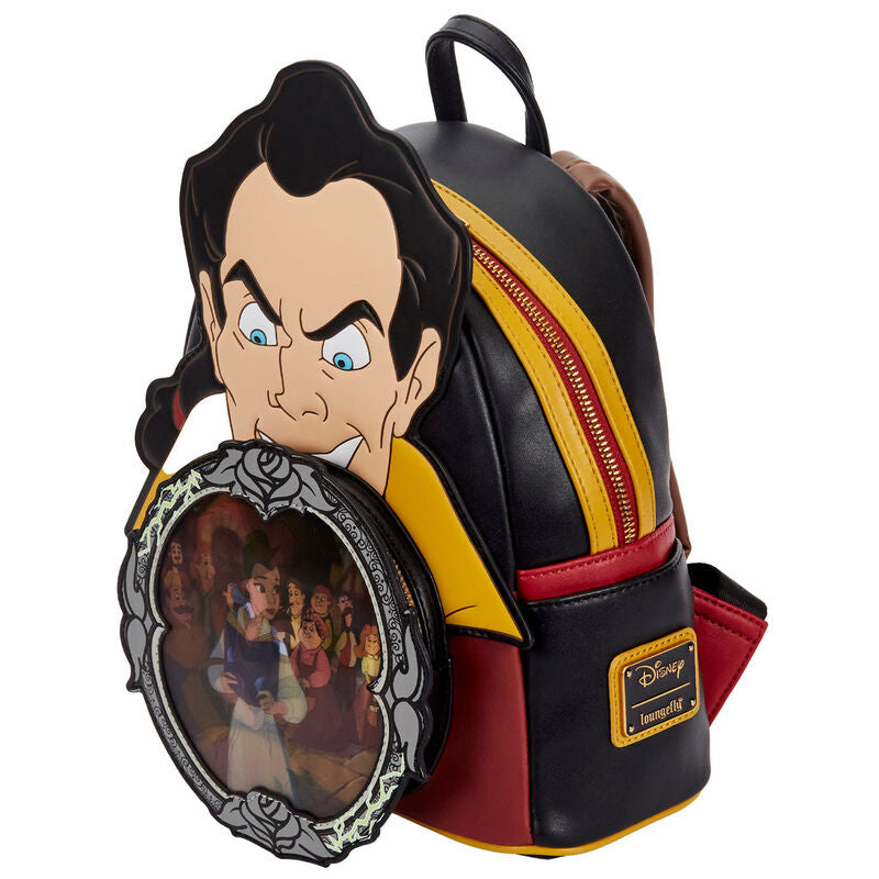 Mochila Villanos Escena Gaston La Bella y la Bestia Disney Loungefly
