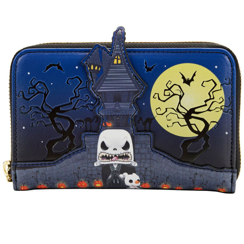 Cartera Jack Skellington Pesadilla Antes de Navidad Disney Loungefly Frikytopia