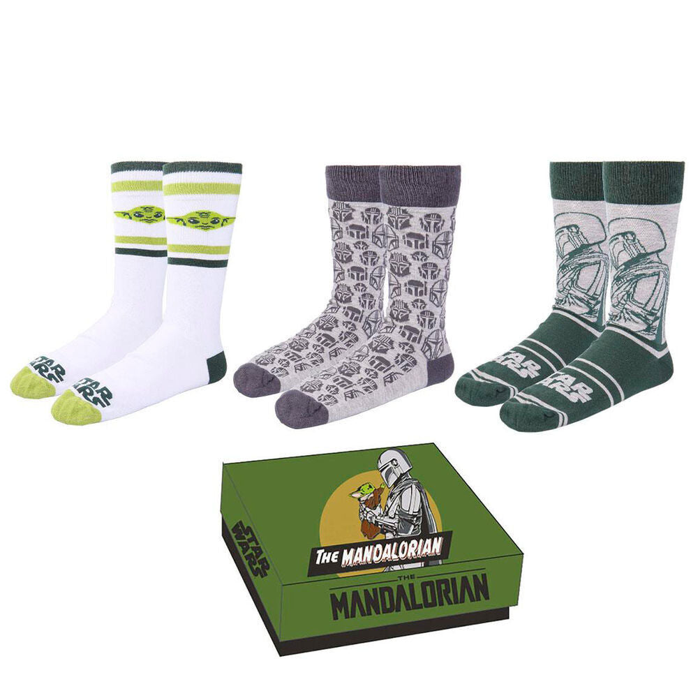 Set 3 Calcetines Mandalorian Star Wars