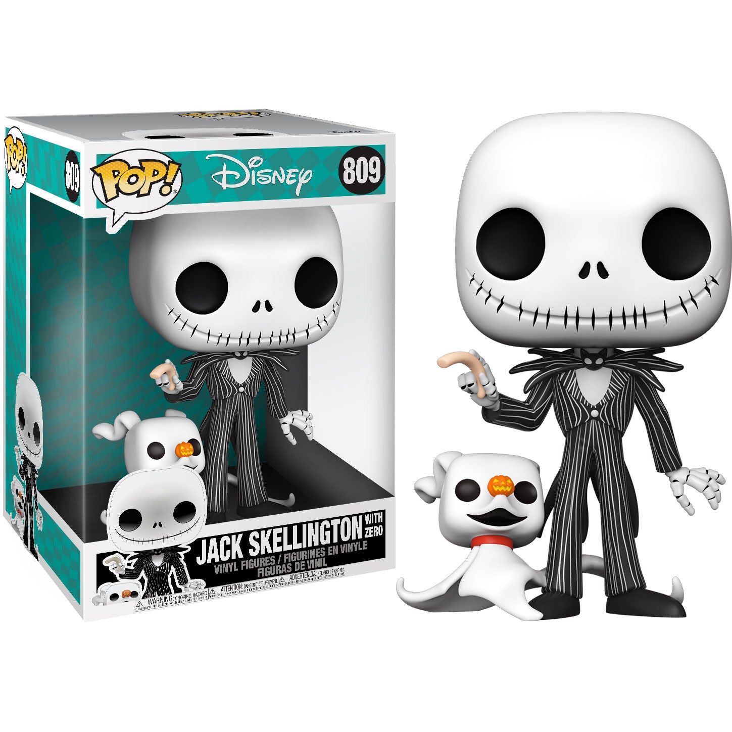 Funko Pop! Pesadilla Antes de Navidad Jack with Zero — DISNEY