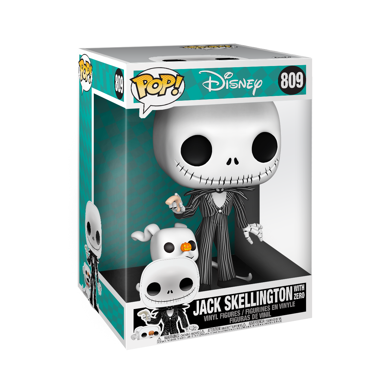 Funko Pop! Pesadilla Antes de Navidad Jack with Zero — DISNEY