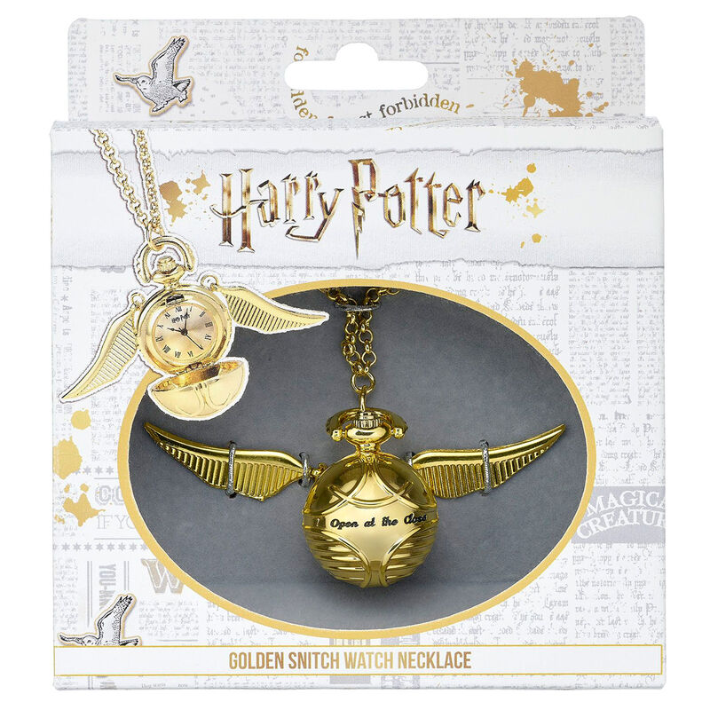 Colgante reloj Golden Snitch Harry Potter Frikytopia