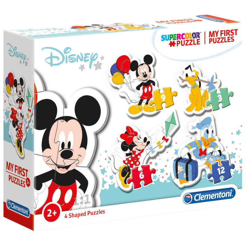 Puzzle My First Puzzle Mickey Disney 3-6-9-12pzs Frikytopia