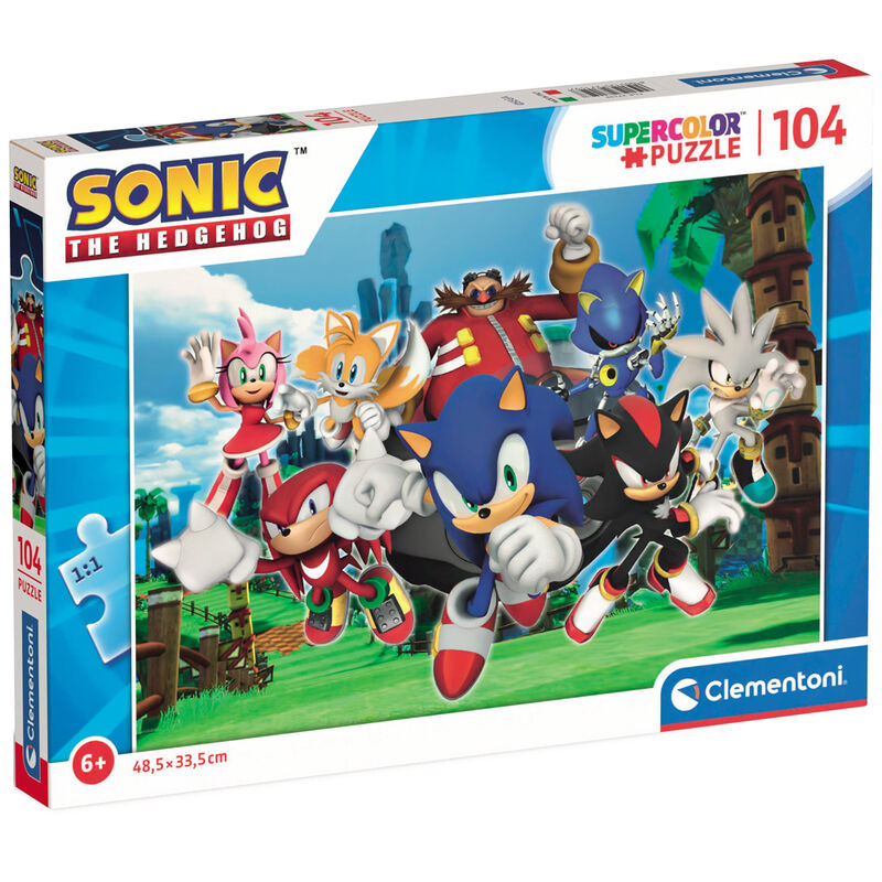 Puzzle Sonic The Hedgehog 104pzs Frikytopia