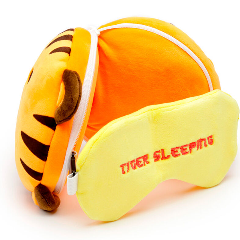 Almohada Viaje Antifaz Tigre Adoramals Relaxeazzz