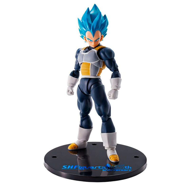 Figura SH Figuarts Vegeta Super Saiyan Blue 15Th Anniversary Dragon Ball Super 14 cm