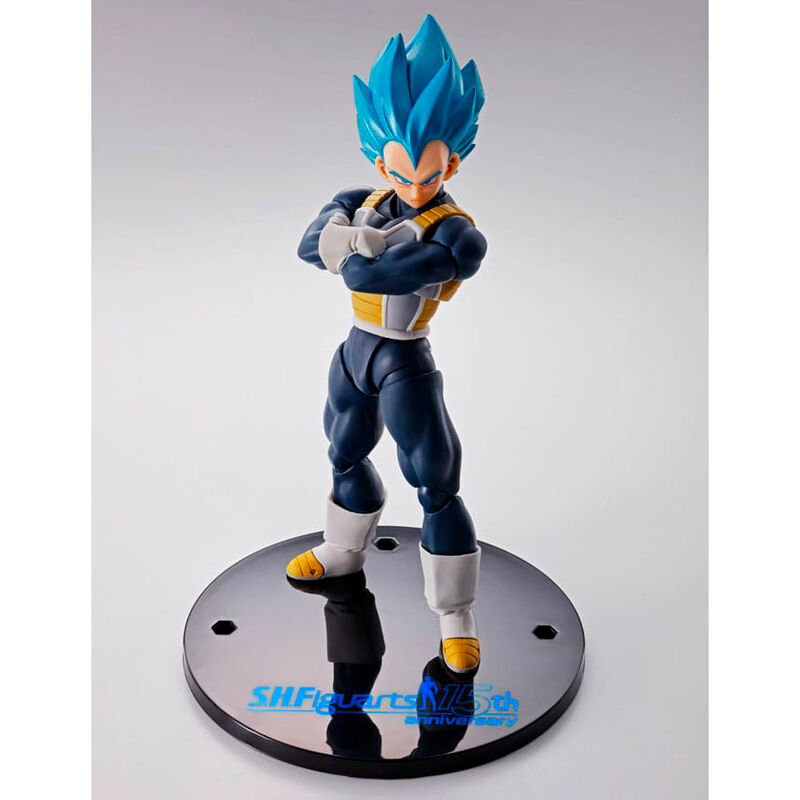 Figura SH Figuarts Vegeta Super Saiyan Blue 15Th Anniversary Dragon Ball Super 14 cm
