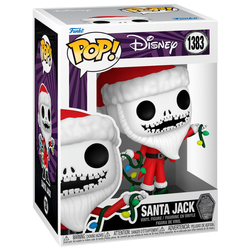 Funko Pop! Pesadilla Antes de Navidad 30th Anniversary Santa Jack — DISNEY