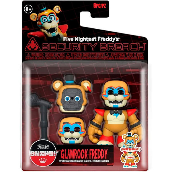Figura Snaps! Five Night At Freddy Glamrock Freddy