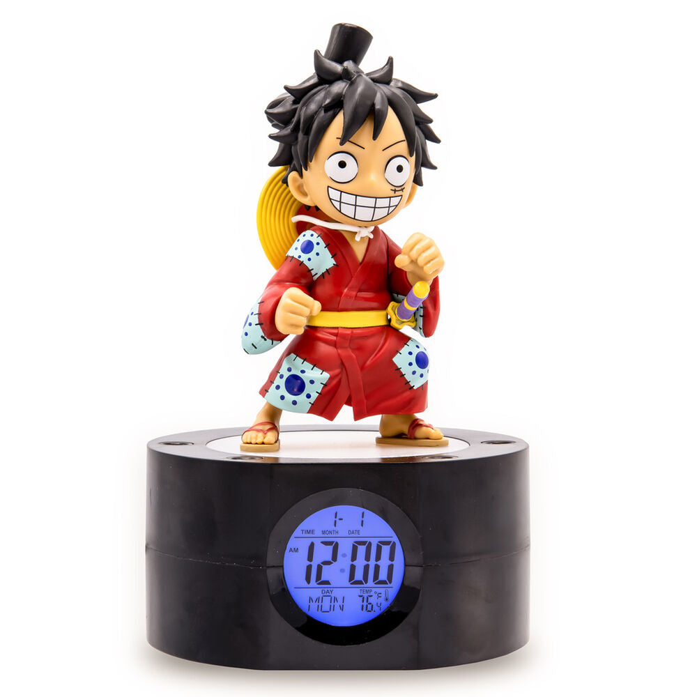Lampara Reloj Despertador One Piece Luffy
