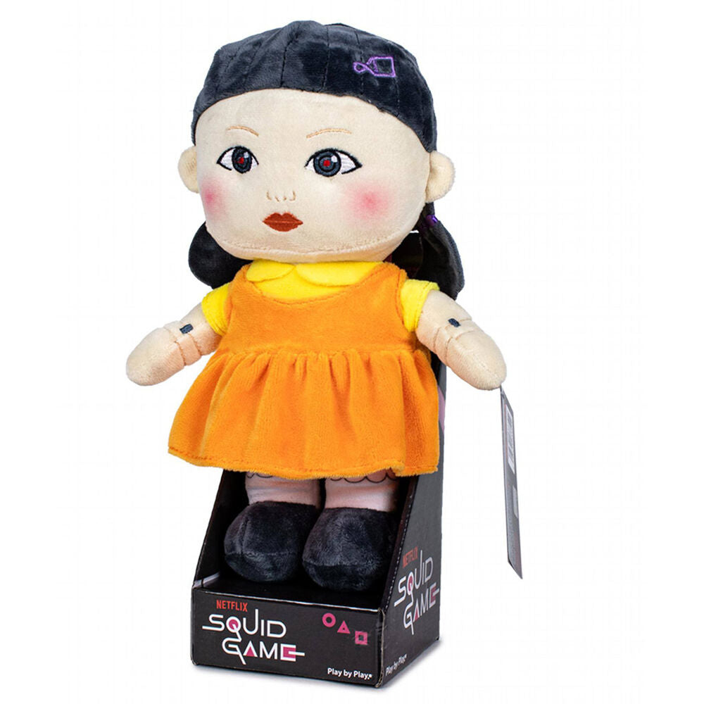 Peluche Muñeca el Juego del Calamar 28 cm