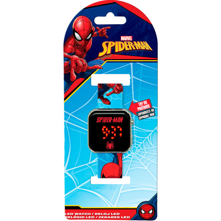 Reloj Led Spiderman Marvel