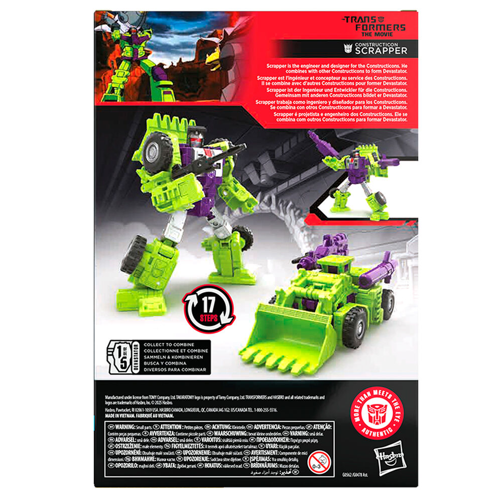 Figura Constructicon Scrapper Studio Series Transformers 16,5 cm