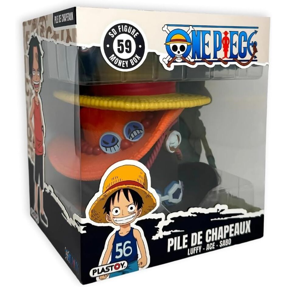Figura Hucha Pila Sombreros One Piece 16 cm