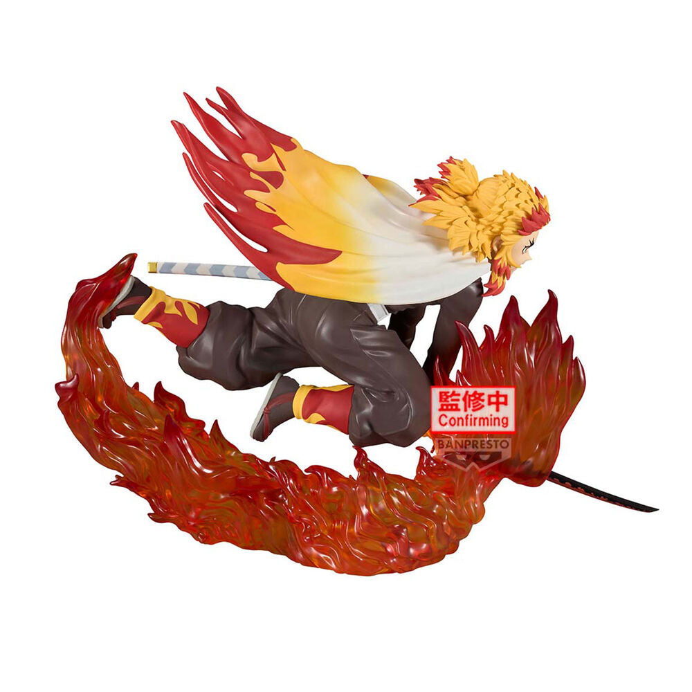 Figura Kyojuro Rengoku Vibration Stars Demon Slayer Kimetsu No Yaiba 14 cm