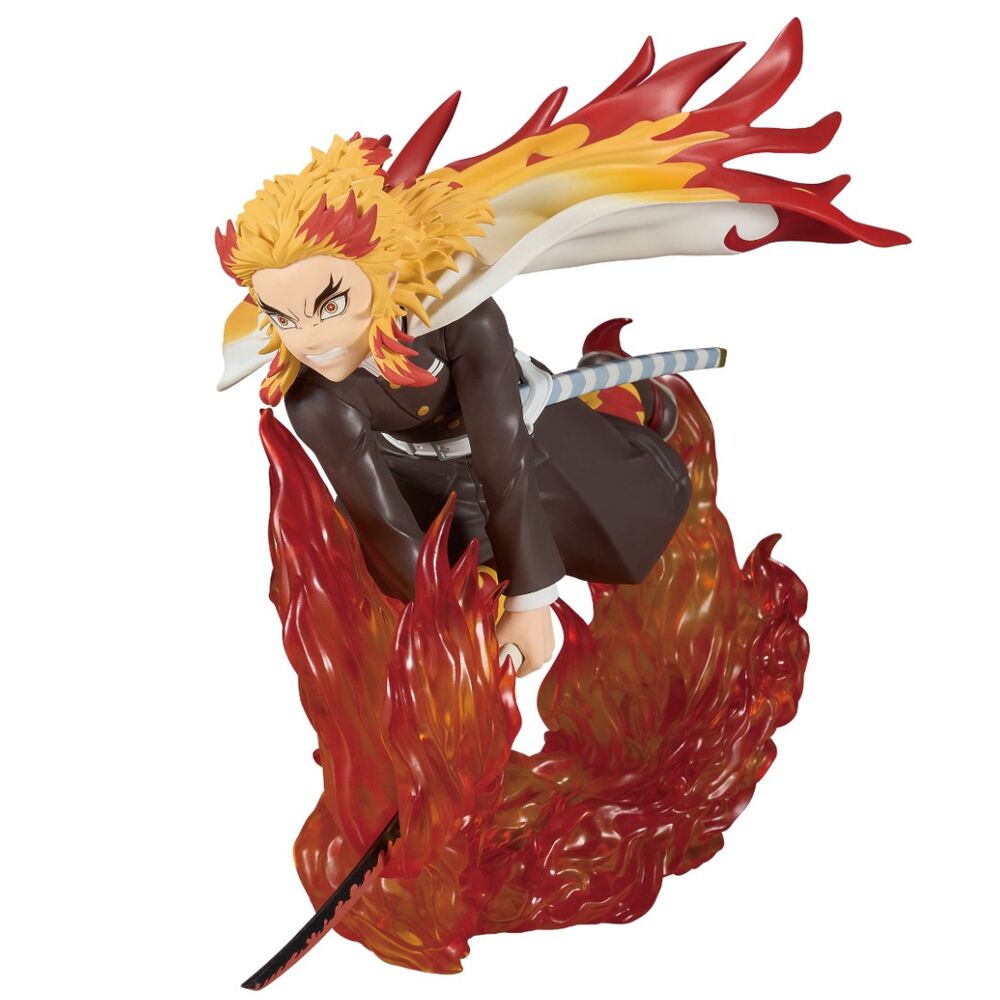 Figura Kyojuro Rengoku Vibration Stars Demon Slayer Kimetsu No Yaiba 14 cm