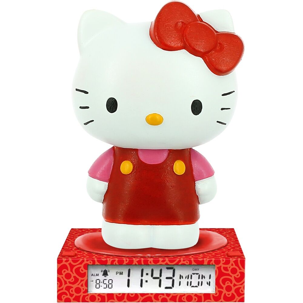 Lampara 3D con Despertador Hello Kitty And Friends