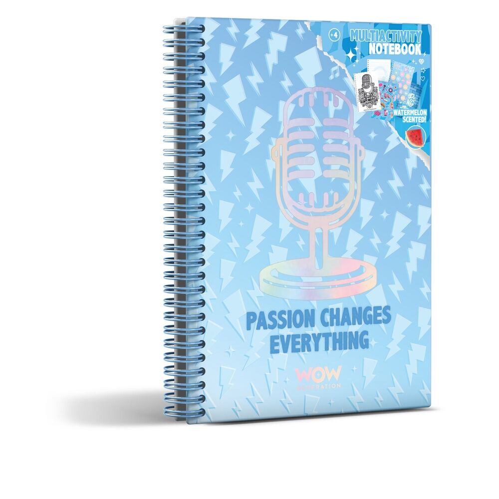 Cuaderno A5 Cantante Emma Wow Generation Frikytopia
