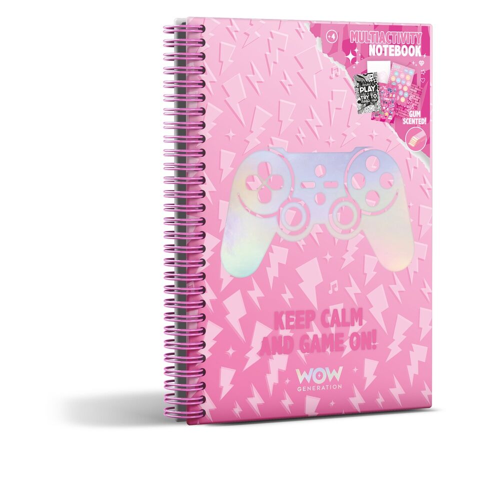 Cuaderno A5 Gamer Valentina Wow Generation Frikytopia