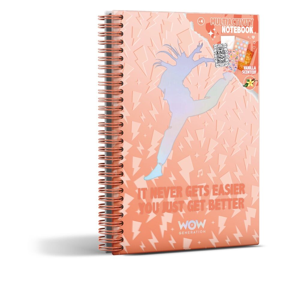 Cuaderno A5 Bailarina Megan Wow Generation Frikytopia