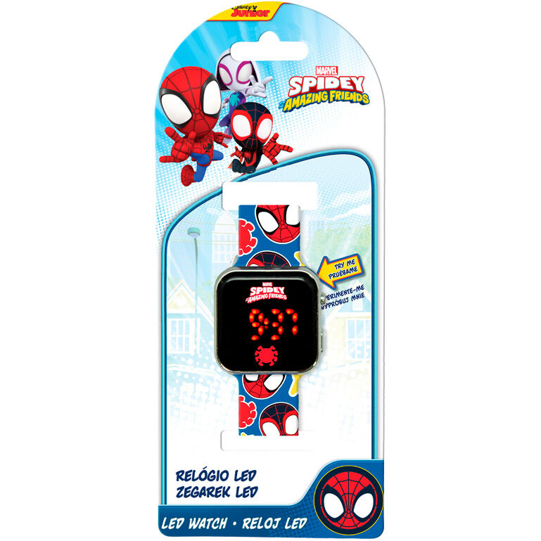 Reloj led Spidey the Amazing Friends Marvel Frikytopia