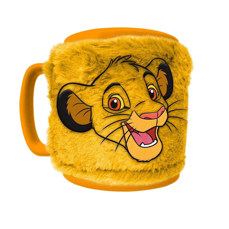 Taza funda de peluche El Rey Leon Disney 440ml Frikytopia