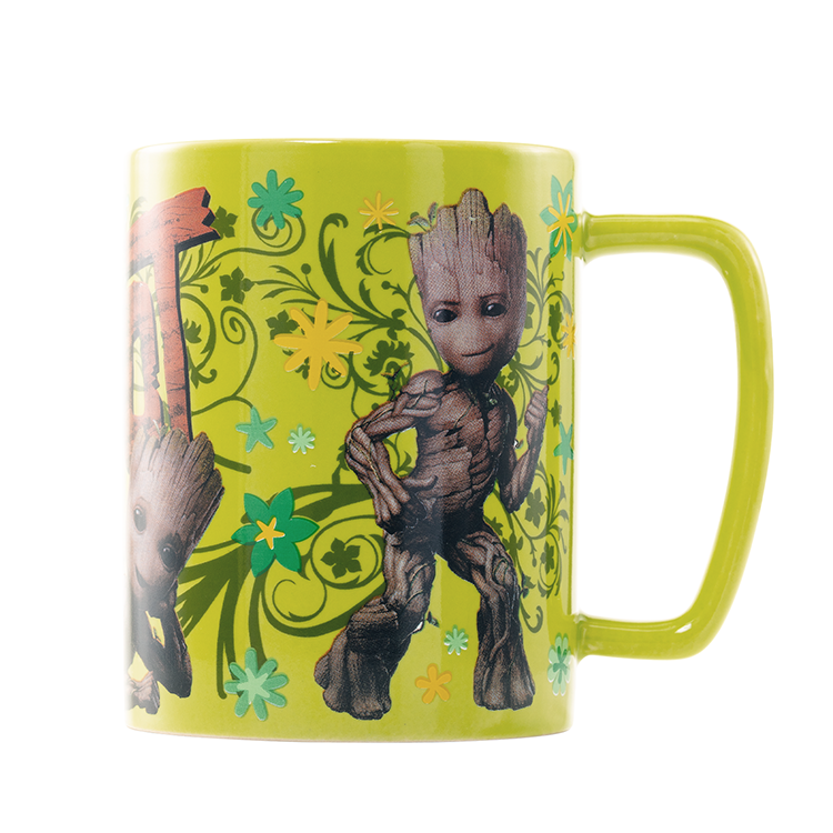 Taza Funda de Peluche Groot Guardianes de la Galaxia Marvel 440ml