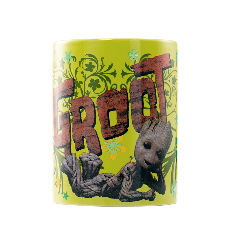 Taza Funda de Peluche Groot Guardianes de la Galaxia Marvel 440ml