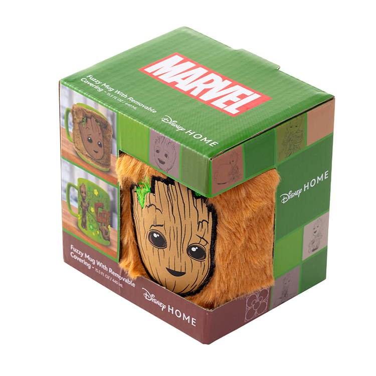 Taza Funda de Peluche Groot Guardianes de la Galaxia Marvel 440ml