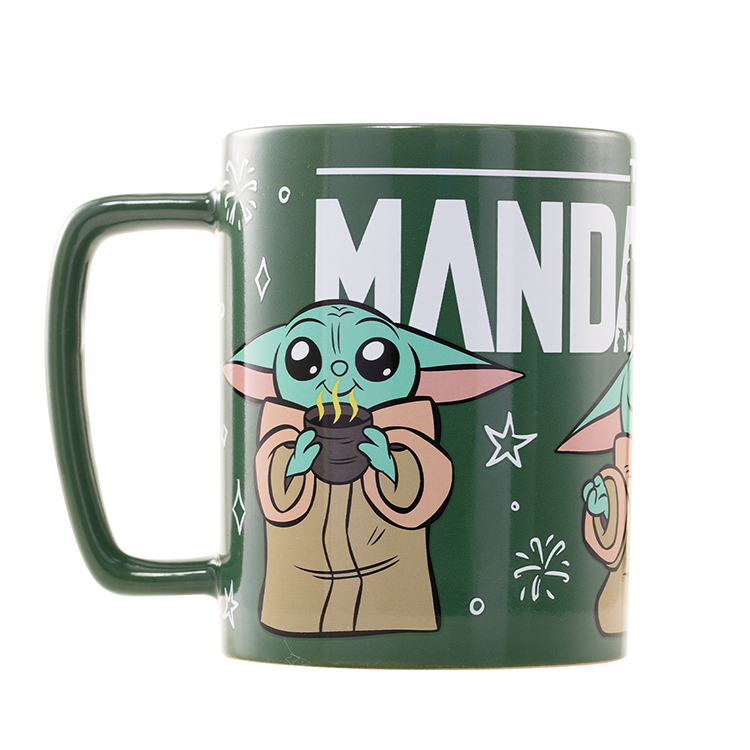 Taza Funda de Peluche Grogu Mandalorian Star Wars 440ml