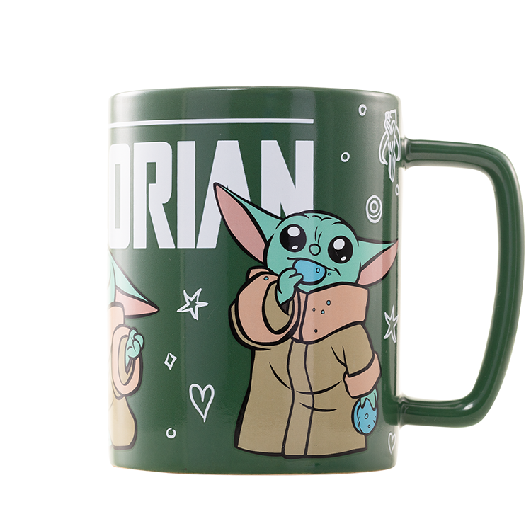 Taza Funda de Peluche Grogu Mandalorian Star Wars 440ml