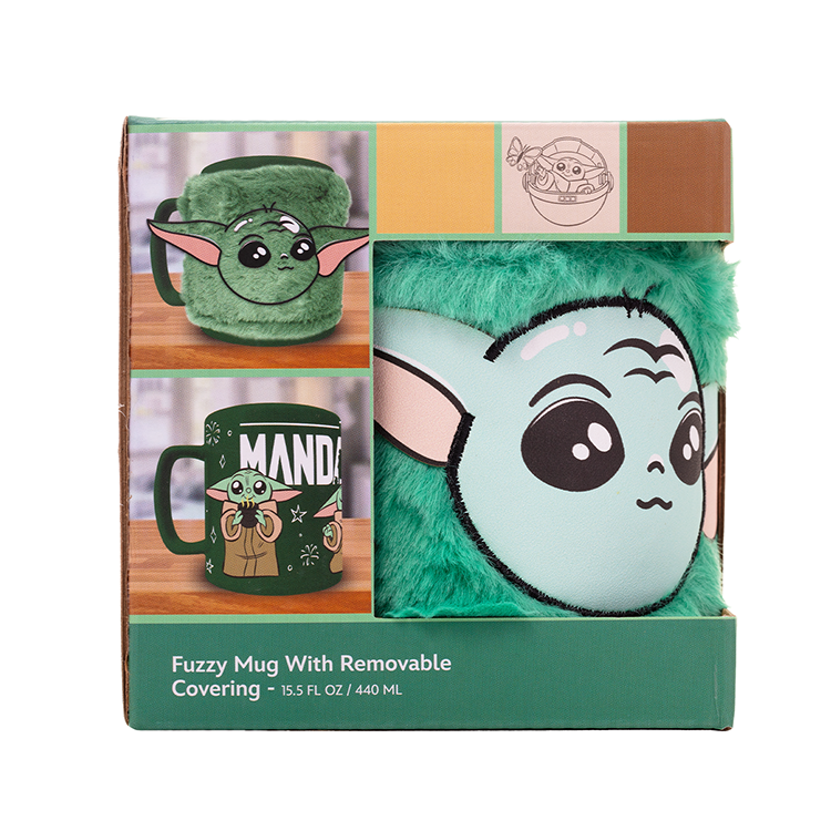 Taza Funda de Peluche Grogu Mandalorian Star Wars 440ml