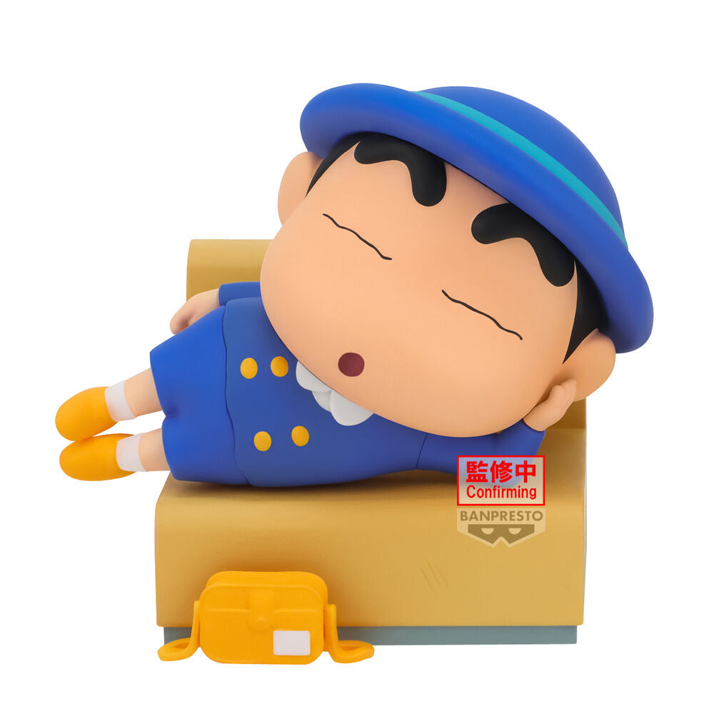 Figura Banpresto Crayon Shinchan Nakayoshi Memories Let's Go To Kindergarten With Bochan Shinnosuke 7 cm