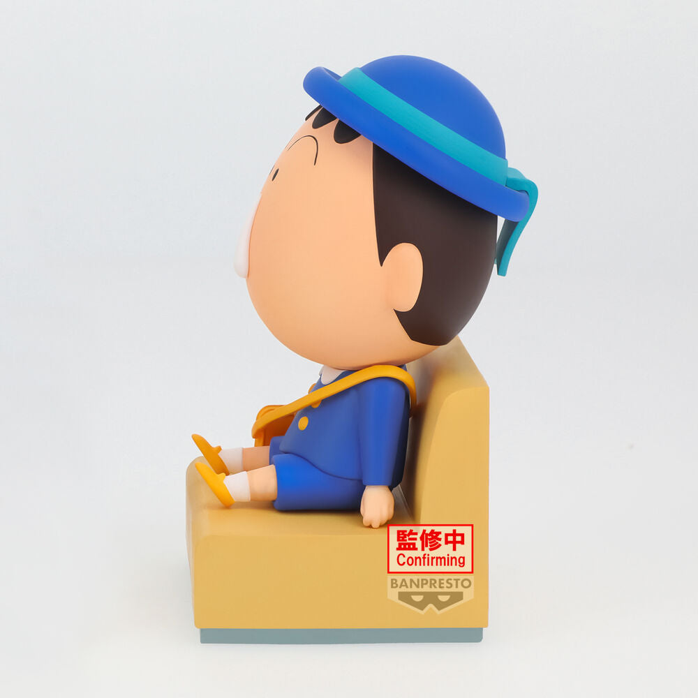 Figura Banpresto Crayon Shinchan Nakayoshi Memories Let's Go To Kindergarten With Bochan 10 cm