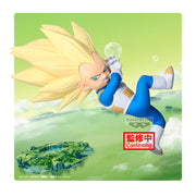 Figura Banpresto Dragon Ball Daima Super Saiyan 3 Vegeta Mini con Panel 13 cm