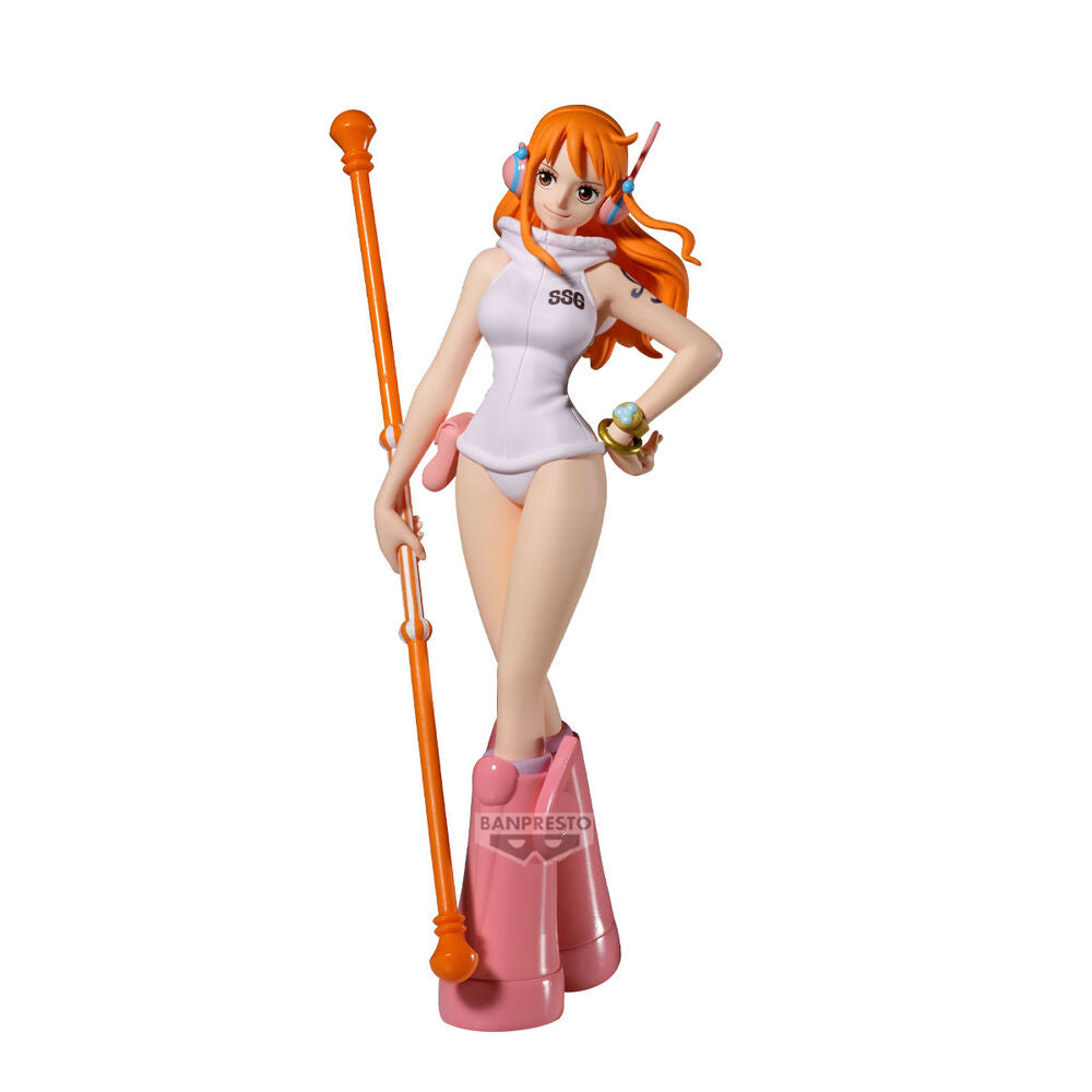 Figura Banpresto One Piece The Shukko Nami Egghead Ver. 16 cm