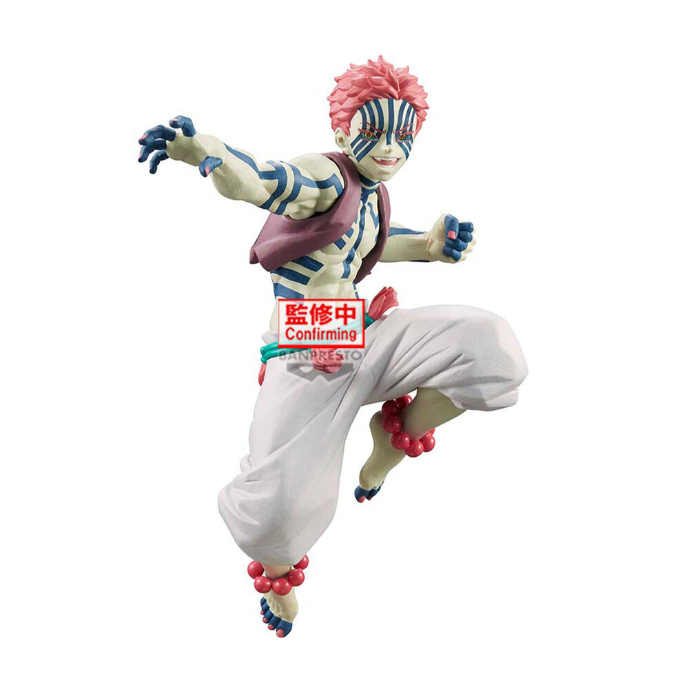Figura Akaza Vibration Stars Demon Slayer Kimetsu No Yaiba 13 cm