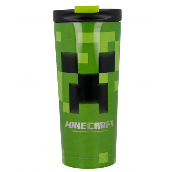 Vaso Termo Acero Inoxidable Minecraft 425ml