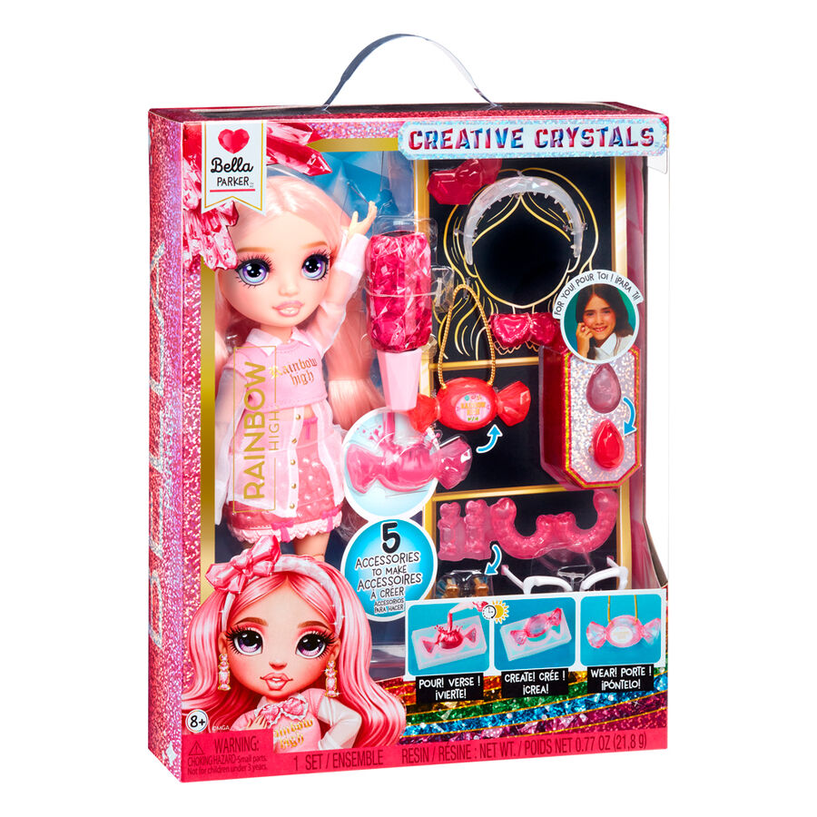 Muñeca Bella Crystal Fashion Rainbow High Frikytopia