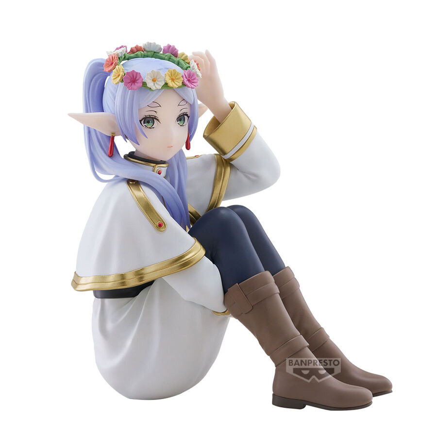 Figura Banpresto Frieren Beyond Journey's End Espresto Frieren con Corona de Flores 13 cm Frikytopia