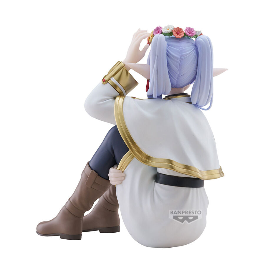 Figura Banpresto Frieren Beyond Journey's End Espresto Frieren con Corona de Flores 13 cm
