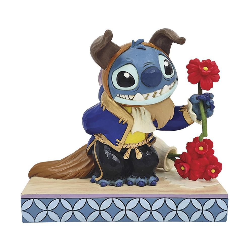 Figura Enesco Disney Stitch Como la Bestia