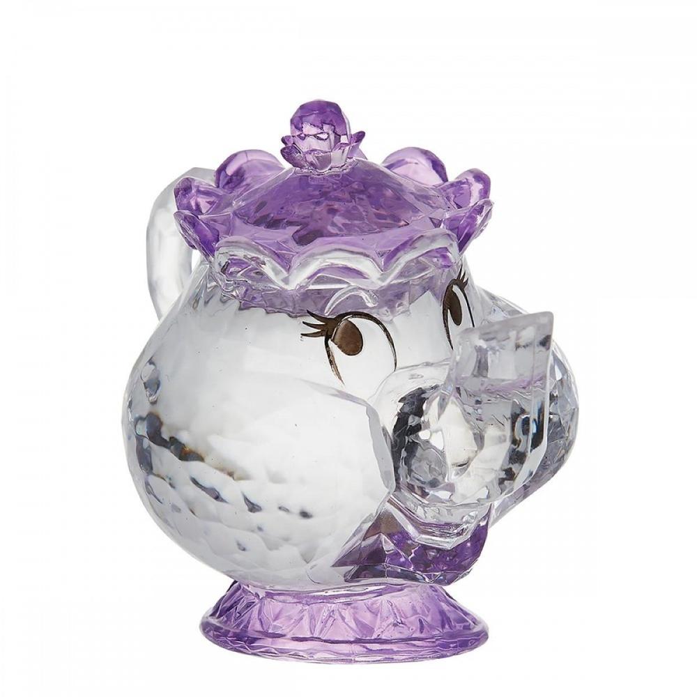 Figura acrílica enesco disney la bella y la bestia mrs. potts Frikytopia