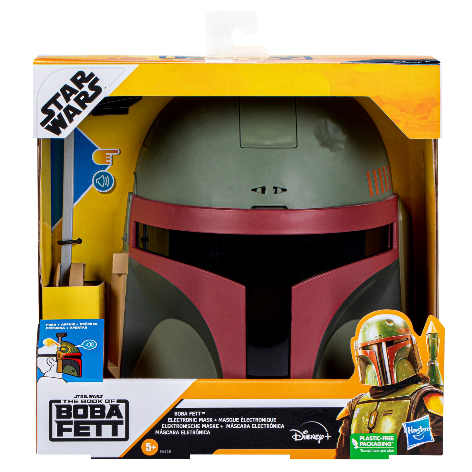 Máscara electrónica hasbro star wars boba fett Frikytopia