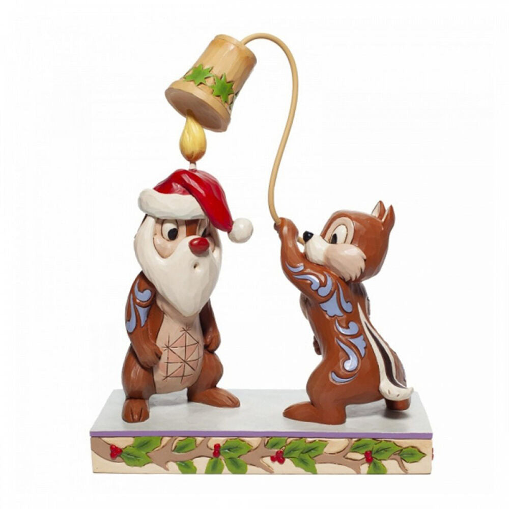 Figura enesco disney chip & dale version navideña Frikytopia